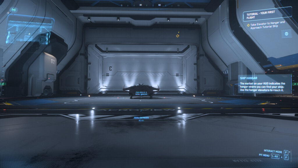 Hangar statek