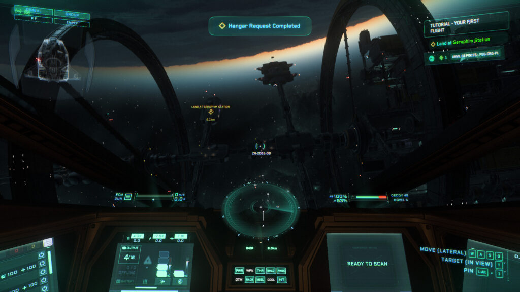 Star Citizen wywołaj hangar