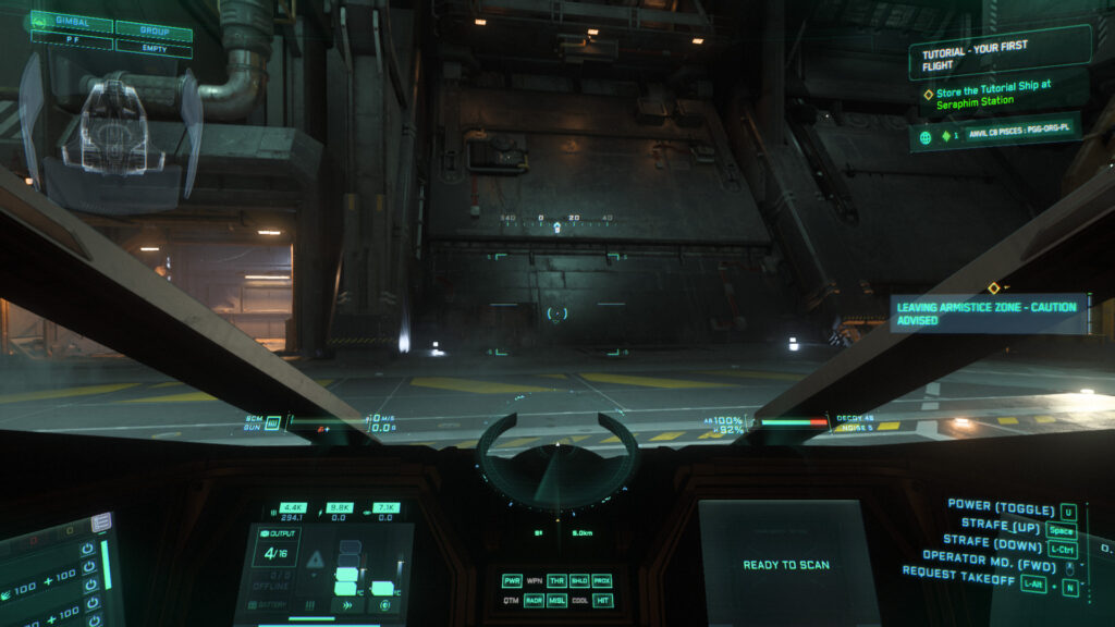 StarCitizen lądowanie na stacji orbitalnej